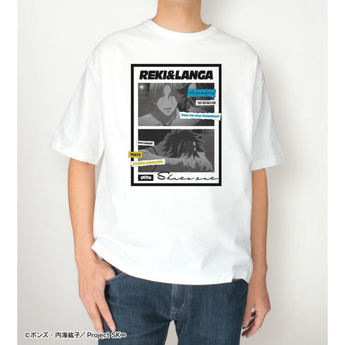 『SK∞ エスケーエイト』喜屋武 暦&馳河 ランガ 台詞BIGシルエットTシャツユニセックス【202509再販】